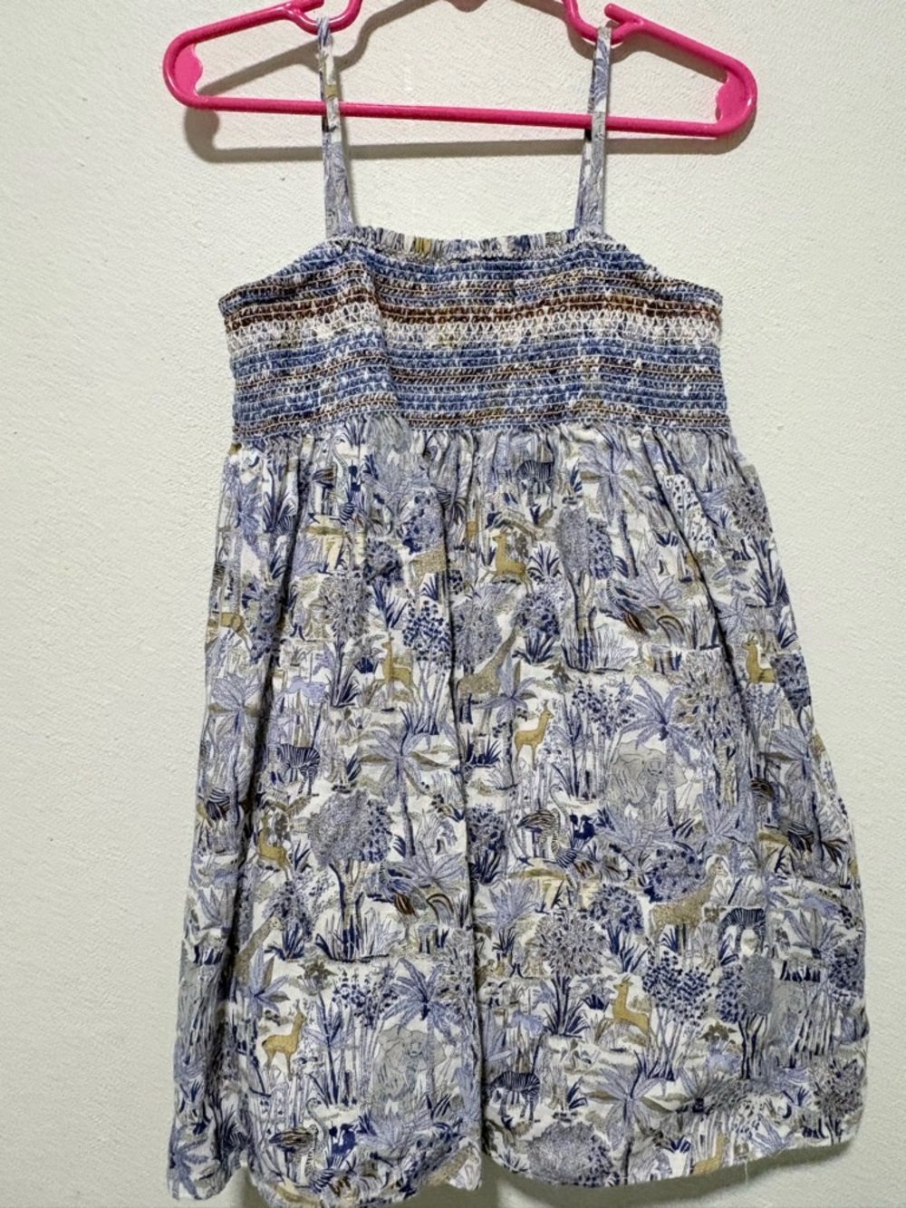 Banana Republic Baby Linen Smocked Dress